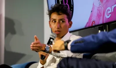 Egan Bernal, ciclista colombiano. 