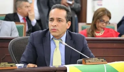  Alexander López Maya, senador del Polo Democrático.