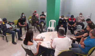 Comisión Local para la Seguridad, Comodidad  y Convivencia en el fútbol colombiano donde se definieron medidas de orden público para el partido Junior Vs Nacional.