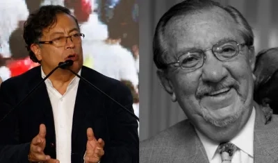 El candidato Gustavo Petro y Fernando González-Pacheco