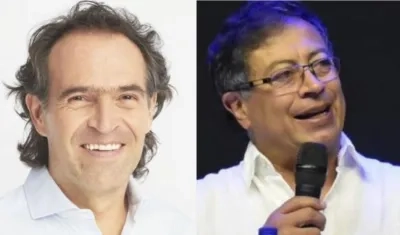 'Fico' Gutiérrez y Gustavo Petro.