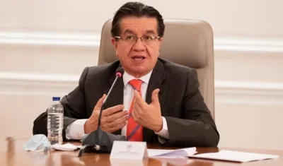 Fernando Ruíz Gómez, Ministro de Salud.