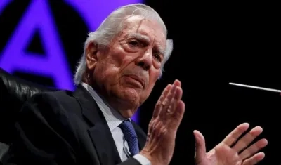 El premio Nobel de Literatura Mario Vargas Llosa.
