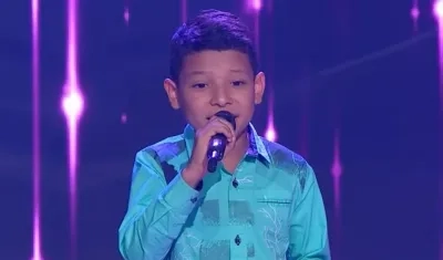 Camilo Montoya Trujillo, niño cantante. 