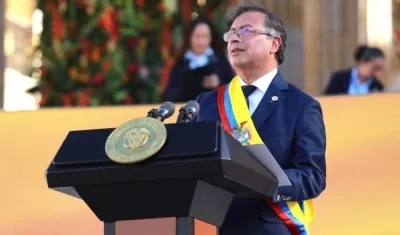 El Presidente Gustavo Petro Urrego.