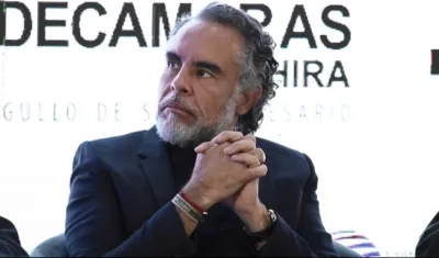 El Embajador de Colombia en Venezuela, Armando Benedetti.