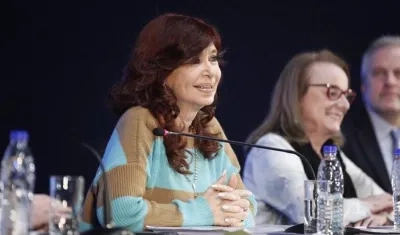 La vicepresidenta de Argentina, Cristina Fernández.