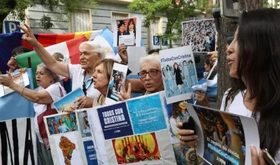 Movilizaciones en Buenos Aires contra el atentado a Cristina Fernández.
