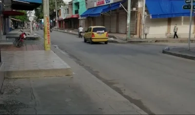 Calles del municipio de Soledad.