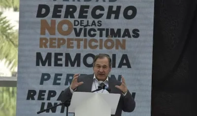 El Presidente de la JEP, Eduardo Cifuentes Muñoz.