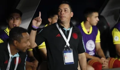 Héctor Cárdenas, técnico de la Selección Colombia Sub-20.