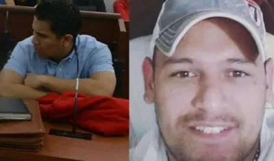 Carlos Camargo, izquierda; y Jonathan Gutiérrez Castro, víctima.