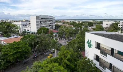 Una de las sedes de la Universidad Simón Bolívar de Barranquilla