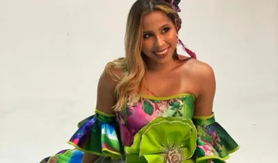 Vanessa Peñaranda, reina de la revista La Ola Caribe. 