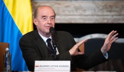 Canciller Álvaro Leyva Durán.