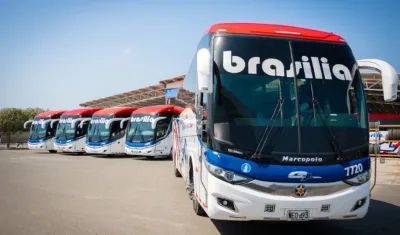 Buses de Expreso Brasilia.