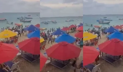 Enfrentamiento entre lancheros en las playas de Barú.
