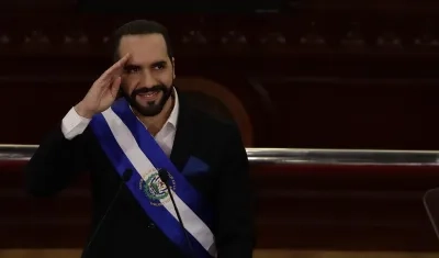 El Presidente de El Salvador, Nayib Bukele.