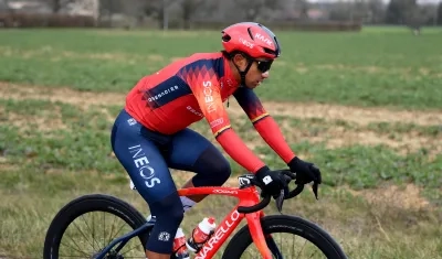 Egan Bernal, pedalista colombiano.