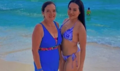 María Camila Navales, de 20 años, y su suegra, Gloria Amparo Grisales.