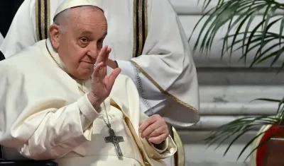 El Papa Francisco desde el Vaticano