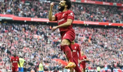 El egipcio Mohamed Salah marcó el gol del triunfo del Liverpool.
