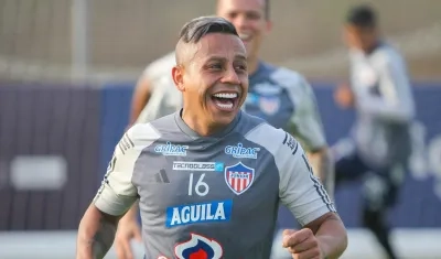 Vladimir Hernández se mantendrá en el once titular de Junior contra Jaguares.