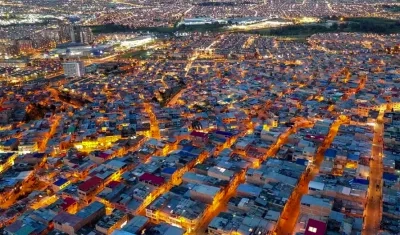 Imagen de Ciudad Bolívar en Bogotá.