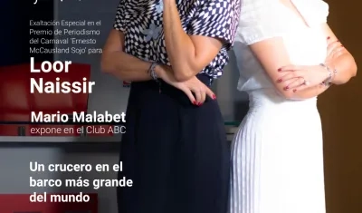 Portada de la revista Ola Caribe, con Patricia Villalba y Blanca Sánchez.