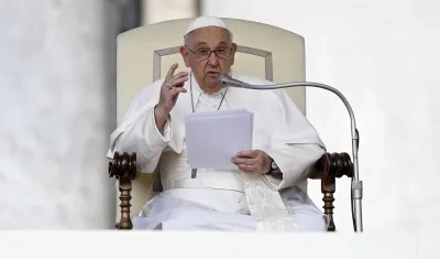 Papa Francisco da un discurso para la Jornada mundial del Migrante.
