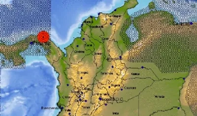 Imagen del reporte sísmico.