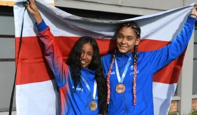 Laura Alcalá y Samantha Peñuela, oro y bronce en atletismo.