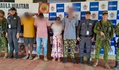 Capturados en Antioquia por tráfico de insumos de guerra del Clan del Golfo