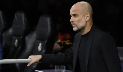 Pep Guardiola, entrenador del Manchester City.