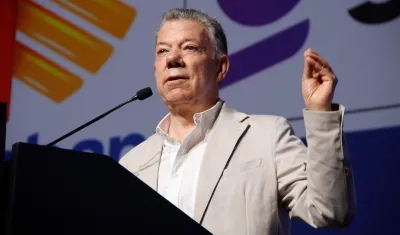 Juan Manuel Santos intervino este viernes en Asobancaria