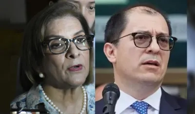 Margarita Cabello, Procuradora General, y Francisco Barbosa, Fiscal General