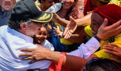 El Presidente Gustavo Petro en San Andrés