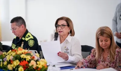 La Procuradora General Margarita Cabello y la Gobernadora Elsa Noguera.