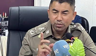 El número dos de la Policía de Tailandia, Surachate Hakparn. 