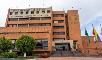 Sede de la Registraduría Nacional en Bogotá.