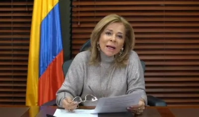 Gloria Stella López Jaramillo, presidenta encargada del Consejo Superior de la Judicatura.