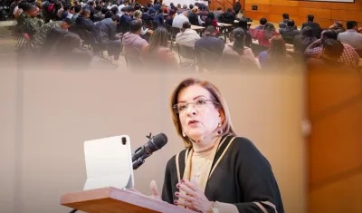 Margarita Cabello en Foro Electoral en Tunja