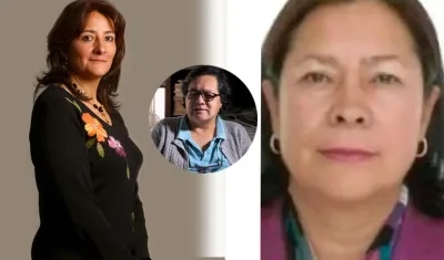 Ángela María Buitrago Ruiz, Amparo Cerón Ojeda y Amelia Pérez Parra.
