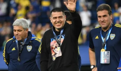Juan Román Riquelme, vicepresidente de Boca Juniors. 