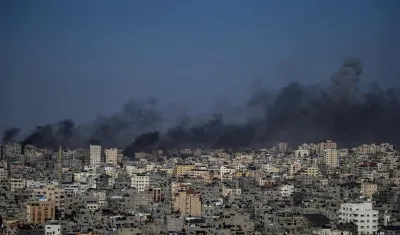 Gaza después de bombardeos de Israel