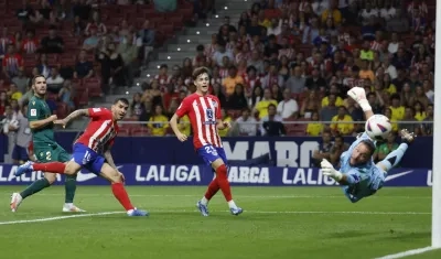 El primero de los goles de Ángel Correa para la remontada del Atlético de Madrid.