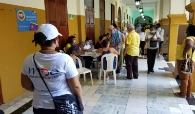Foto archivo de elecciones en Cartagena