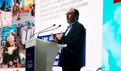  El presidente ejecutivo de la CAF, Sergio Díaz-Granados