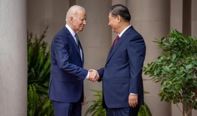 Los presidentes de Estados Unidos, Joe Biden, y de China, Xi Jinping. 