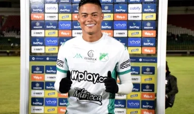 Luis Sandoval fue elegido como la figura del partido entre Deportivo Cali y Boyacá Chicó. 
